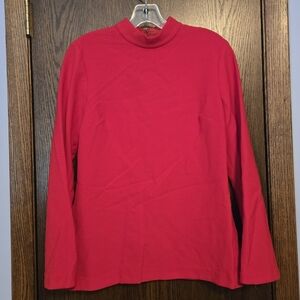 Trina Turk Bell Sleeve Longsleeve Top Red